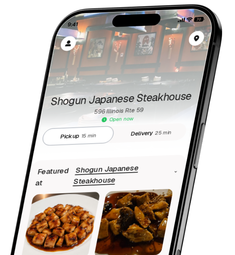 Shogun Japanese Steakhouse app preview