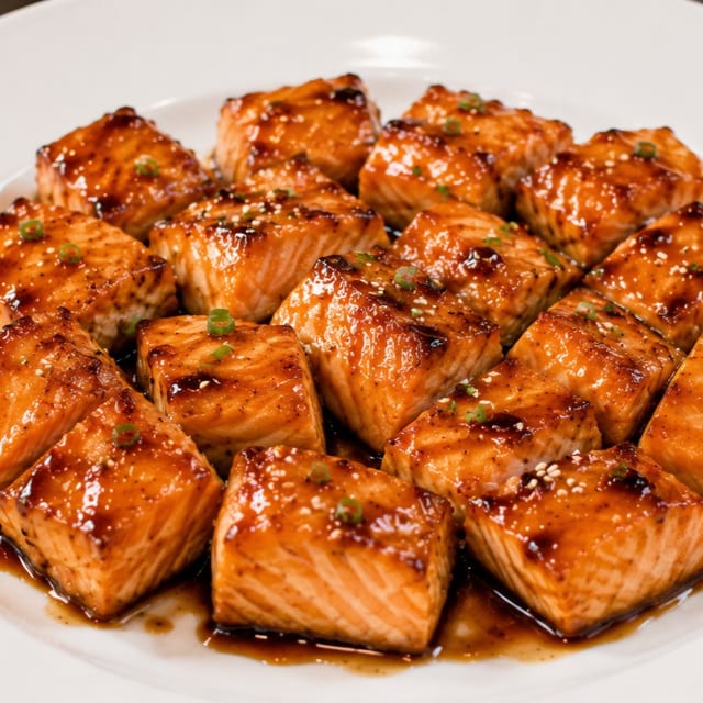 Hibachi Salmon.