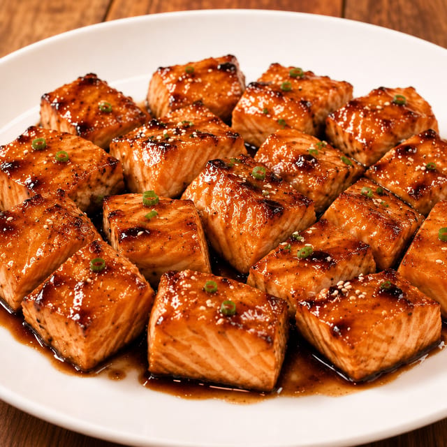 Hibachi Salmon.